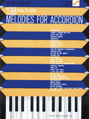 138 Worlds favorite melodies for accordion