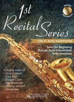 1st Recital Series alto sax - solo book + CD 