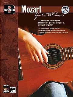 Basix Mozart for guitar - guitar & tab + CD