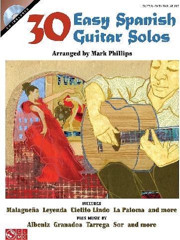 30 Easy Spanish Guitar Solos + CD guitar & tab