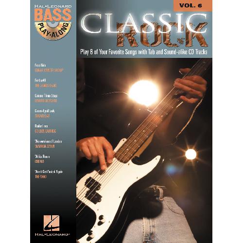 BASS PLAY-ALONG 6 - CLASSIC ROCK + CD