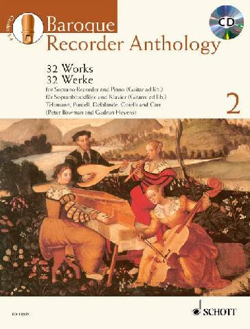 Baroque Recorder Anthology 2 + CD / zobcová flétna + klavír