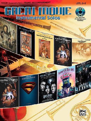 GREAT MOVIE INSTRUMENTAL SOLOS + CD violin & piano