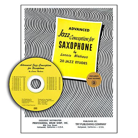 Jazz Conception for Saxophone by Lennie Niehaus 4 (yellow) + CD for Eb instruments
