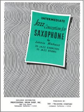 Jazz Conception for Saxophone by Lennie Niehaus 3 (green) + CD for Eb instruments