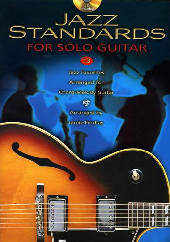 JAZZ STANDARDS FOR SOLO GUITAR + CD guitar & tab