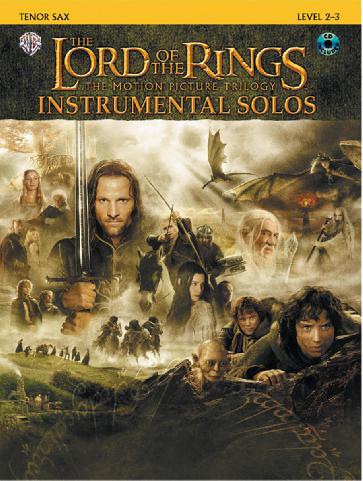 LORD OF THE RINGS - INSTRUMENTAL SOLOS + CD tenor sax