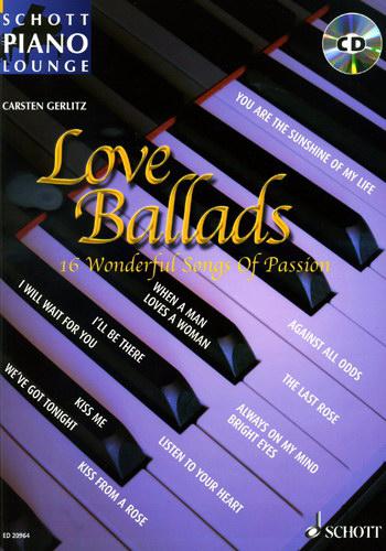Love Ballads piano/chords + CD