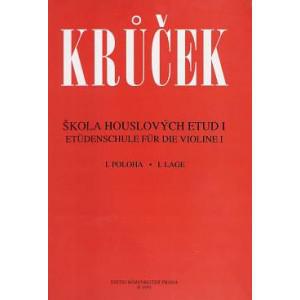 Škola houslových etud I (sešit 1 + 2) první poloha - Václav Kruček  